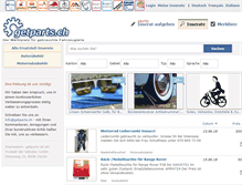 Tablet Screenshot of getparts.ch